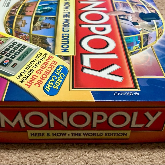 Monopoly Here & Now: The World Edition Game-Electronic Banking Complete Tested - Picture 13 of 13
